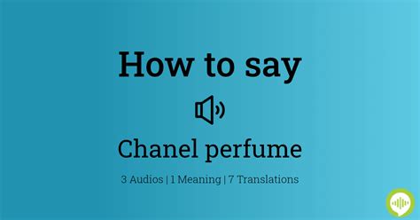 how do you spell chanel|chanel perfume how to pronounce.